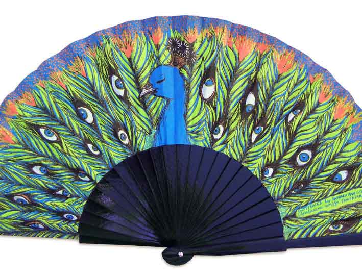 Peacock fan image